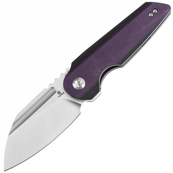 Tenable Knives Rafe L Linerlock Purple & Black G10 Folding 14C28N Pocket Knife 1048A5