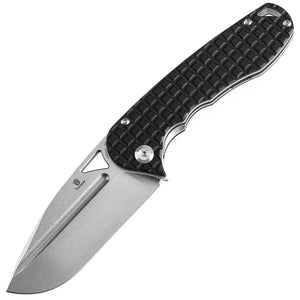 Tenable Knives Bömbur Linerlock Black Frag G10 Folding D2 Steel Pocket Knife 1054A1