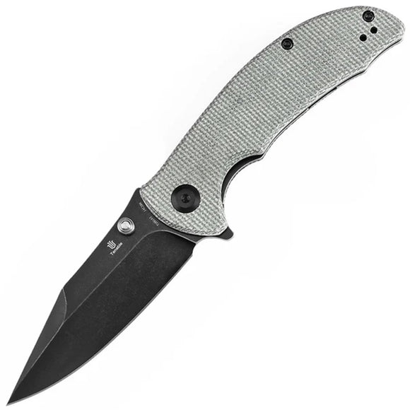 Tenable Knives Rei Linerlock Green Micarta Folding 14C28N Pocket Knife 1061A2