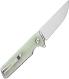 Tenable Knives Anomaly Linerlock Jade G10 Folding Nitro-V Pocket Knife 2038A4