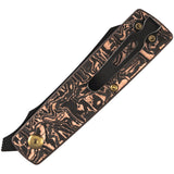 Kansept Knives Higonokami Linerlock Copper Foil Carbon Fiber Folding 154CM Pocket Knife 2135A2