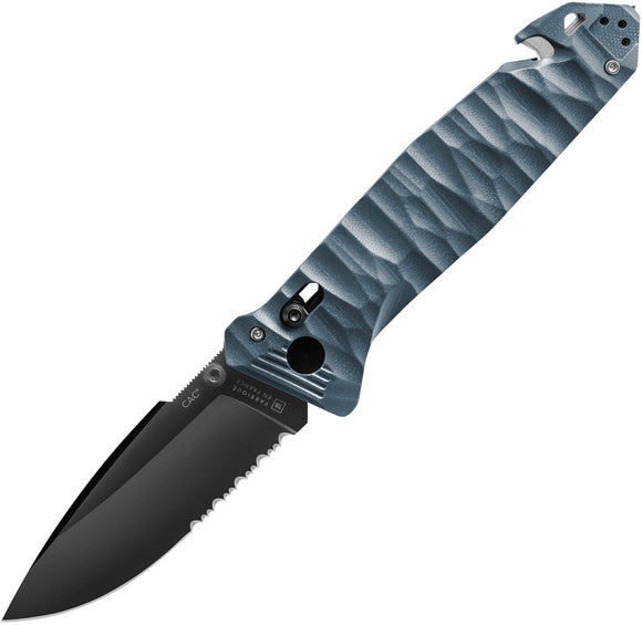 TB Outdoor C.A.C. S200 Axis Lock Slate Blue G10 Folding Nitrox Pocket Knife 131