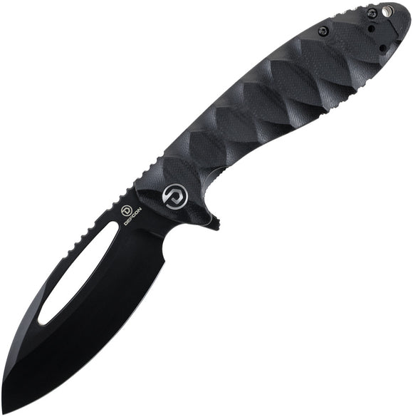 Defcon Neo Shilin Tactical Linerlock Black G10 Folding 14C28N Knife 009FBK
