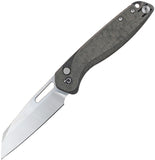 Defcon Warhawk Button Lock Black Micarta & G10 Folding 14C28N Sandvik Pocket Knife 020BK