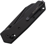 Defcon Axis Lock Black Aluminum Folding 14C28N Sandvik Pocket Knife 021BK