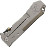 Defcon Framelock Carbon Fiber & Gray Titanium Folding Pocket Knife D1003