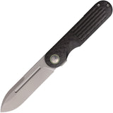 Terrain 365 Narwhal Framelock Carbon Fiber & Titanium Folding Terravantium Pocket Knife 101403