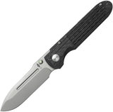Terrain 365 Invictus AT Framelock Carbon Fiber & Titanium Folding Terravantium Knife 10510