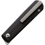 Terrain 365 Otter Slip Flip Carbon Fiber Folding Terravantium Pocket Knife 10709