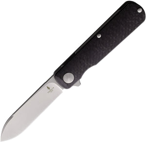 Terrain 365 Otter Flip Linerlock Carbon Fiber Folding Terravantium Pocket Knife 10710