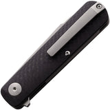 Terrain 365 Otter Flip Linerlock Carbon Fiber Folding Terravantium Pocket Knife 10710