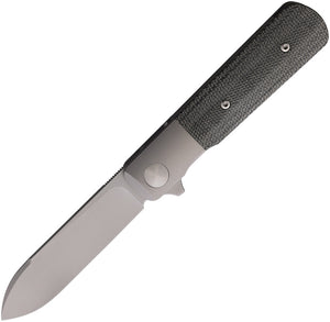 Terrain 365 Otter Flip ATB Framelock Micarta Titanium Folding Pocket Knife 10713