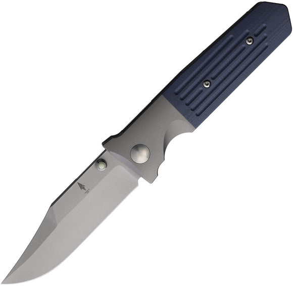 Terrain 365 STS-ATB Framelock Gray G10 Folding Cobalt Pocket Knife 10907