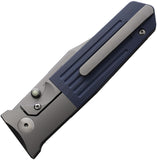 Terrain 365 STS-ATB Framelock Gray G10 Folding Cobalt Pocket Knife 10907