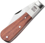 Taylor's Eye Witness Barlow Slip Joint Brown Wood Folding Stainless Pocket Knife W100