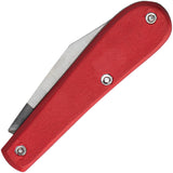 Taylor's Eye Witness Endurance Slip Joint Red Resin Folding Stainless Pocket Knife W742R