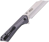 Tac Force Linerlock A/O Gray Aluminum Folding 3Cr13 Steel Pocket Knife 1047GY
