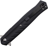 Tac Force Linerlock A/O Black Folding Stainless Steel Pocket Knife 2002BK