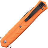Tac Force Linerlock A/O Orange Aluminum Folding Stainless Pocket Knife 2002OR