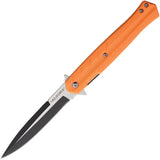 Tac Force Linerlock A/O Orange Aluminum Folding Stainless Pocket Knife 2002OR