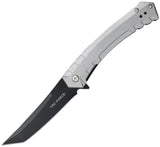 Tac Force Linerlock A/O Gray Aluminum Folding 3Cr13MoV Pocket Knife 2005GY