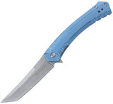 Tac Force Linerlock A/O Blue Aluminum Folding 3Cr13MoV Pocket Knife 2005SBL