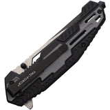 Tac Force Linerlock A/O Black & Gray Folding 3Cr13 Steel Pocket Knife 2007GY