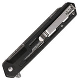 Tac Force Linerlock A/O Black Aluminum Folding 3Cr13MoV Pocket Knife 2010BK
