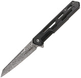 Tac Force Linerlock A/O Black Aluminum Folding 3Cr13MoV Pocket Knife 2010BK
