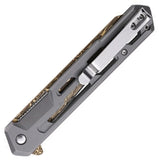 Tac Force Linerlock A/O Gray Aluminum Folding 3Cr13MoV Pocket Knife 2010GY