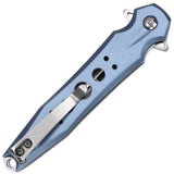 Tac Force Linerlock A/O Blue Aluminum Folding 3Cr13MoV Pocket Knife 2011BL