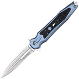 Tac Force Linerlock A/O Blue Aluminum Folding 3Cr13MoV Pocket Knife 2011BL