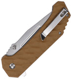 Tac Force Linerlock A/O Brown G10 Folding 3Cr13MoV Steel Pocket Knife 2012BN