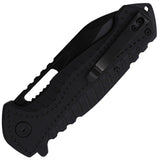 Tac Force Linerlock A/O Black G10 Folding 3Cr13MoV Steel Pocket Knife 2013BK