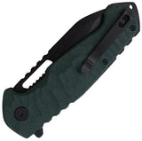 Tac Force Linerlock A/O Green G10 Folding 3Cr13MoV Pocket Knife 2013GN