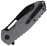 Tac Force Linerlock A/O Gray G10 Folding 3Cr13MoV Steel Pocket Knife 2013GY