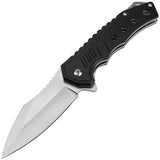 Tac Force Linerlock A/O Black Aluminum Folding 3Cr13MoV Pocket Knife 2017BK