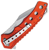 Tac Force Linerlock A/O Red Aluminum Folding 3Cr13MoV Steel Pocket Knife 2017RD