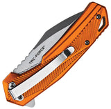 Tac Force Linerlock A/O Orange Aluminum Folding 3Cr13MoV Pocket Knife 2018OR