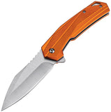 Tac Force Linerlock A/O Orange Aluminum Folding 3Cr13MoV Pocket Knife 2018OR