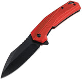 Tac Force Linerlock A/O Red Aluminum Folding 3Cr13MoV Steel Pocket Knife 2018RD