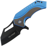 Tac Force Linerlock A/O Blue Aluminum Folding 3Cr13MoV Pocket Knife 2020BL