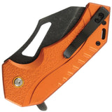 Tac Force Linerlock A/O Orange Aluminum Folding 3Cr13MoV Pocket Knife 2020OR