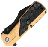 Tac Force Linerlock A/O Gold Aluminum Folding 3Cr13MoV Pocket Knife 2022GD