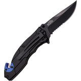 Tac Force Police Linerlock A/O Aluminum Folding Stainless Pocket Knife 525PD