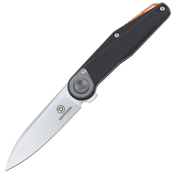 Defcon JK Series Fulcrum Lite Leverage Lock Black Folding 14C28N Pocket Knife 6010BK1