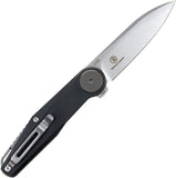 Defcon JK Series Fulcrum Lite Leverage Lock Black Folding 14C28N Pocket Knife 6010BK