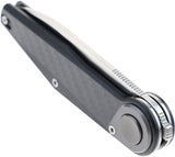 Defcon JK Series Fulcrum Lite Leverage Lock Carbon Fiber & G10 Folding 14C28N Pocket Knife 6010CB