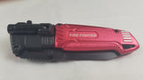 TAC FORCE SPRING ASSISTED FD RESCUE KNIFE WITH LED LIGHT - TF749FD