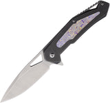 Tac Force Linerlock A/O Black Folding Stainless Steel Pocket Knife A2001MC